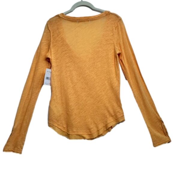 FREE PEOPLE We The‎ Free Hazy Day Henley Top, Size XSMALL - Picture 5 of 13